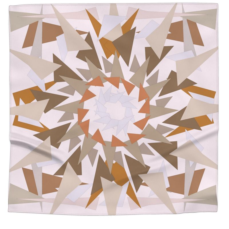 Silk Bandana | Paper Cranes | Oak