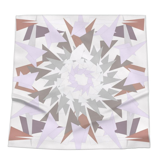 Silk Bandana | Paper Cranes | Violet